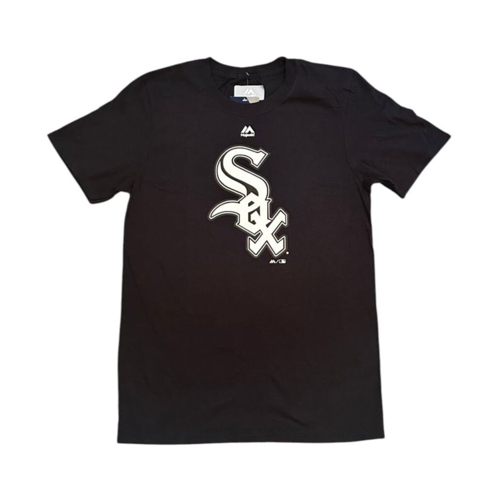 MLB Chicago White Sox Men's Team Logo Short Sleeve Tee in Black, Small